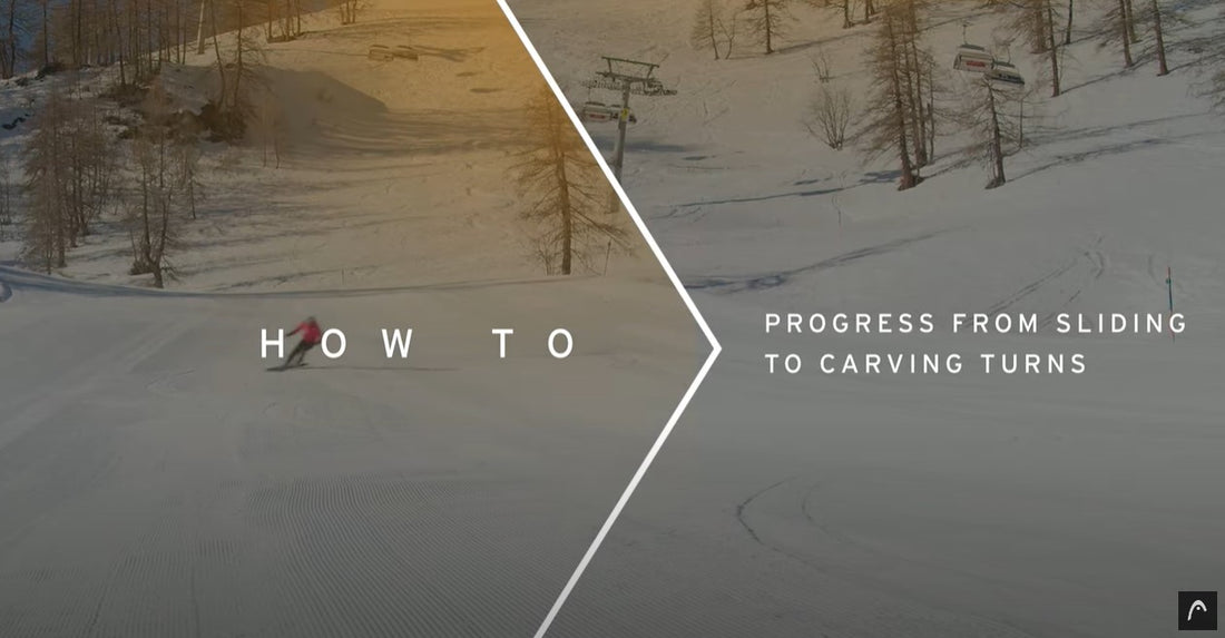 How To Progress From Sliding Turns To Carving Turns